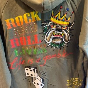 Eddy Hardy Hoodie, Rock n Roll Bulldog
